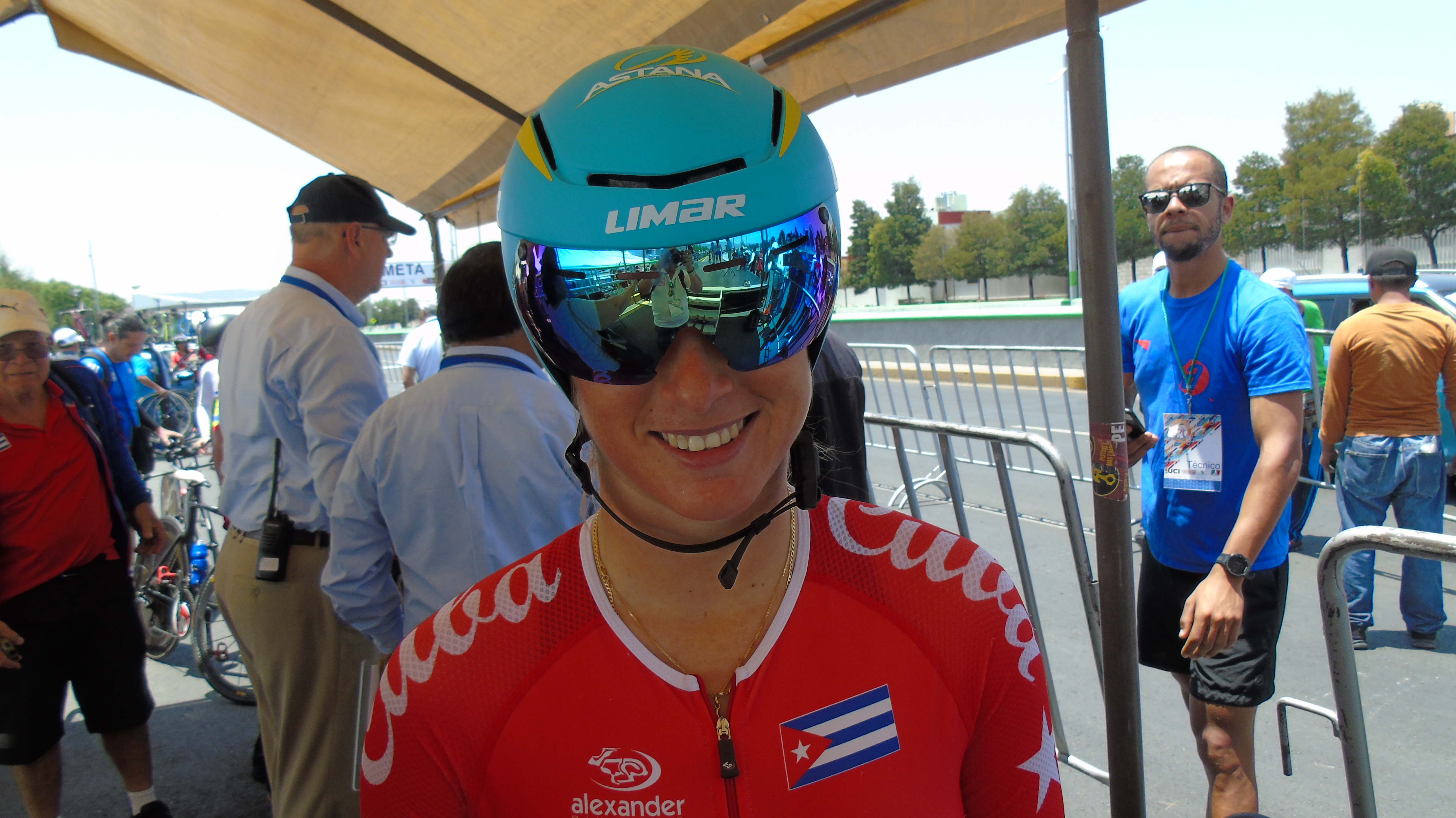Heidy Praderas, bronce en la contrarreloj sub 23 del campeonato panamericano.