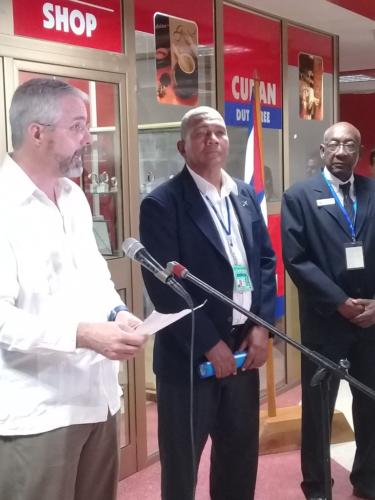 Ramón Jiménez, gerente de operaciones de AA en Cuba. Foto: Betty Beatón Ruiz