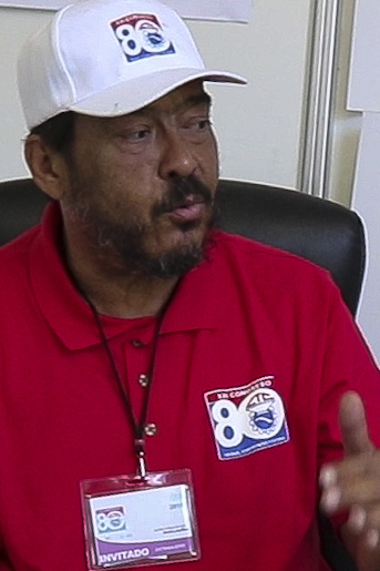 Jacobo Torres de León, secretario de Relaciones Internacionales de la Central Socialista Bolivariana de Trabajadores (CSBT)