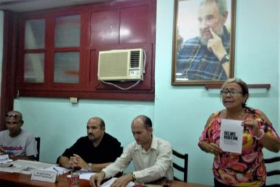 Los sindicatos cubanos reflexionan sobre la Ley Helms-Burton