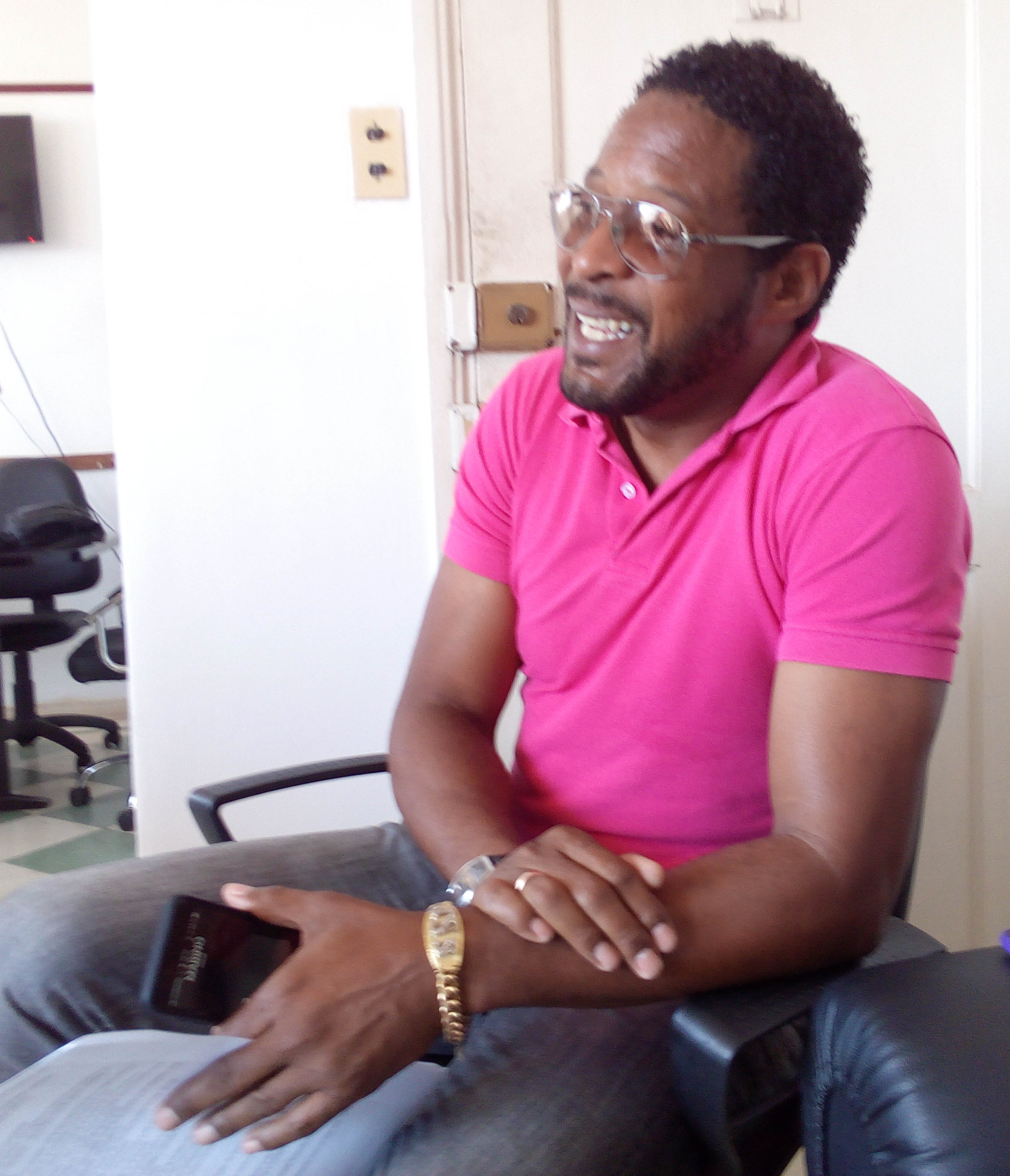Javier Sotomayor conversó con naturalidad sobre hechos de su carrera deportiva. Foto: el autor
