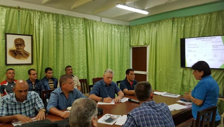 Visita Diaz canel a Villa Clara Mayo 2019