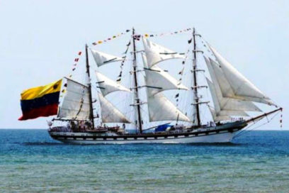 Tocó puerto cienfueguero Buque Escuela Simón Bolívar