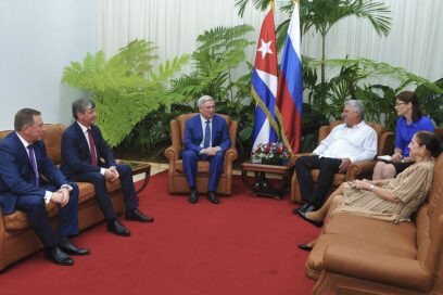 Díaz-Canel recibió a Iván Mélnikov