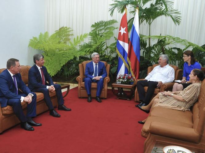 Díaz-Canel recibe a Iván Mélnikov 2019