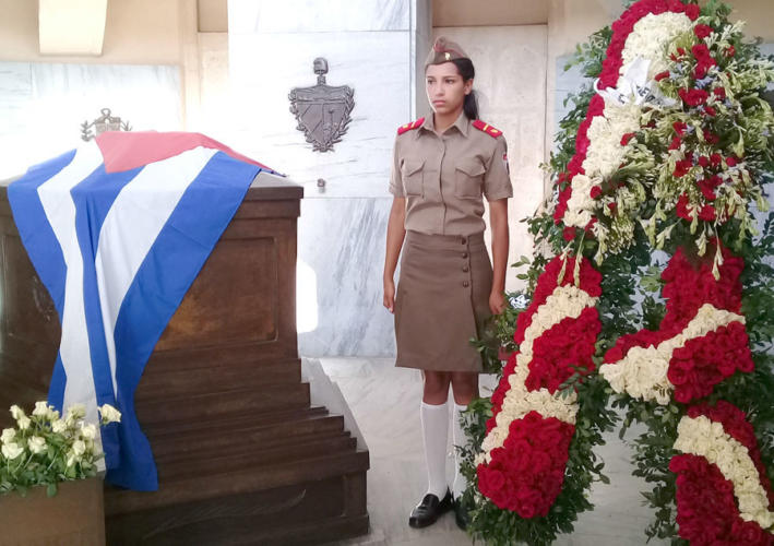 homenaje a Martí en Santiago