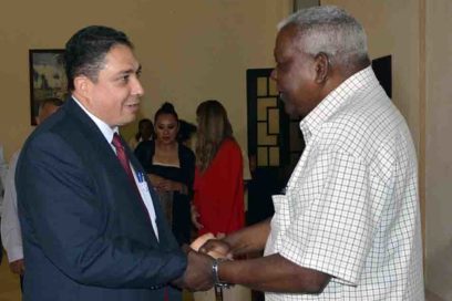 Intercambió Esteban Lazo con ministro de Justicia de Bolivia (+ Fotos)