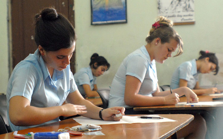 Pruebas de ingreso a la Universidad en Cuba