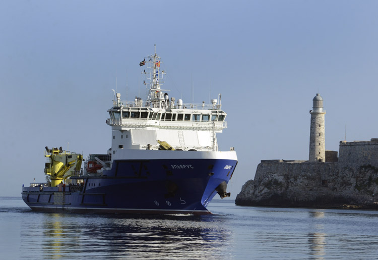 Agrupación de buques de la Marina de Guerra de Rusia arriba a Cuba