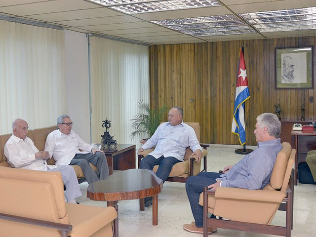 Dirigentes cubanos recibieron a Diosdado Cabello