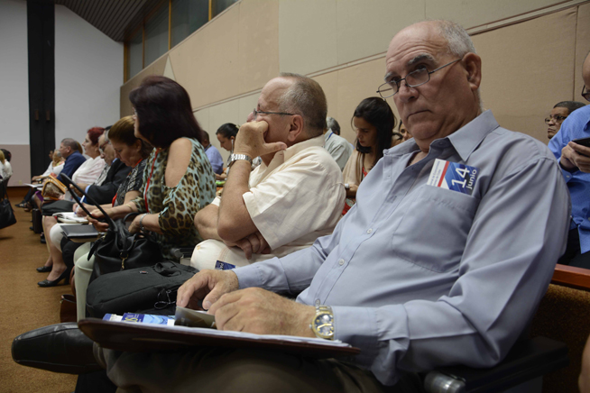 Asistentes a la clausura del VIII Congreso de la Asociación Nacional de Economistas y Contadores de Cuba (ANEC), en el Palacio de Convenciones, en La Habana, el 14 de junio de 2019.ACN FOTO/Ariel LEY ROYERO/sdl