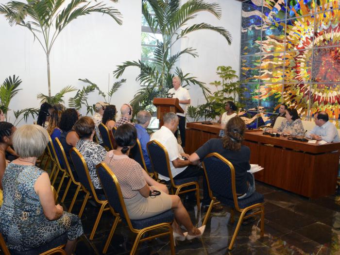 Díaz-Canel recibió a la Caravana de la Amistad Estados Unidos-Cuba