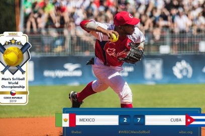 De victoria y líderes de Cuba en Mundial de sóftbol