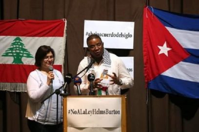 Acto de solidaridad con Cuba en el Líbano