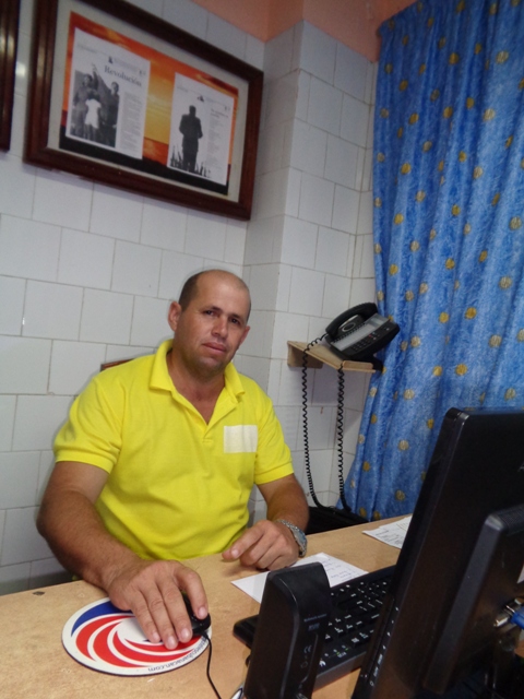 José Ángel Expósito, secretario del buró sindical del hotel, también destaca que la instalación se caracteriza por el sentido de pertenencia de sus trabajadores. Foto: Lianne Fonseca Diéguez