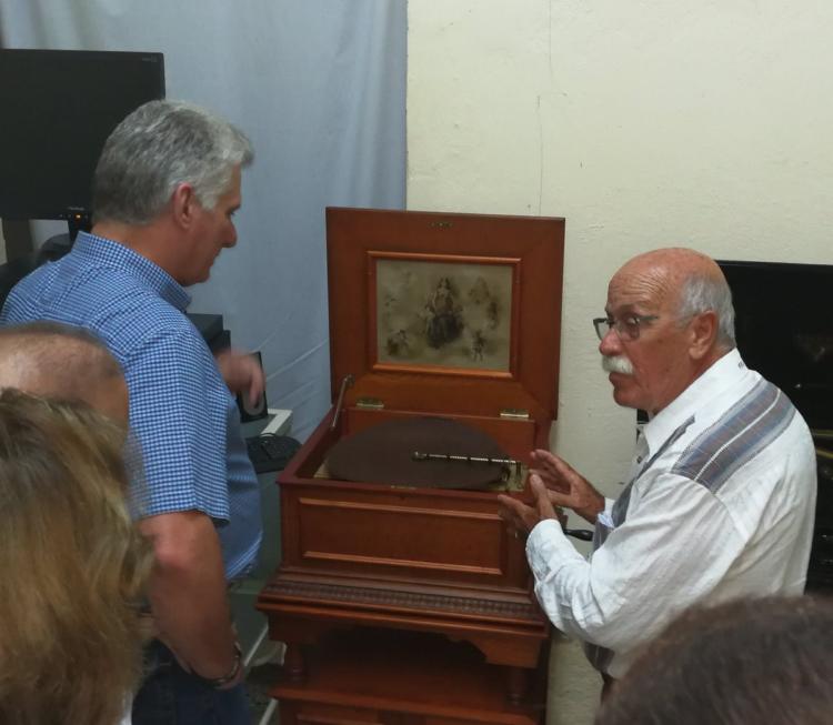 Centro de Documentación Argeliers León. Foto: Presidencia Cuba