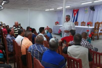 Cuban President Leads Work Visit to Western Province