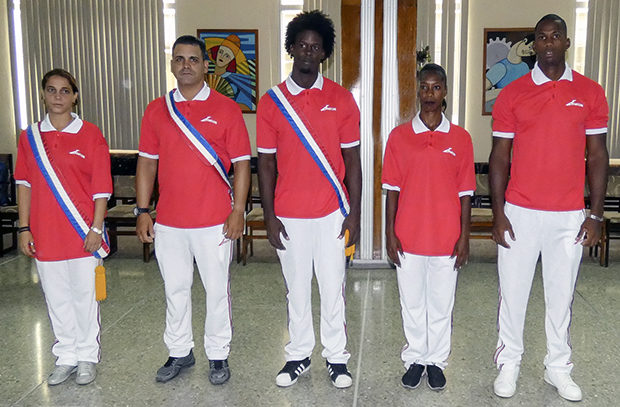 Delegación cubana a los VI Juegos Mundiales de los Trabajadores. Foto: Heriberto González Brito
