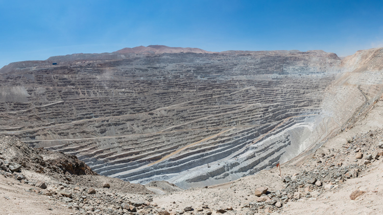 Chuquicamata, una de las mayores minas a cielo abierto del mundo. Foto: quora.com