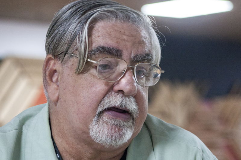 Luciano Castillo. Director de la Cinemateca de Cuba durante una entrevista IX Congreso de la Unión de Escritores y Artistas de Cuba UNEAC. Palacio de Convenciones, La Habana 30 de junio de 2019 Foto Rene Perez Massola