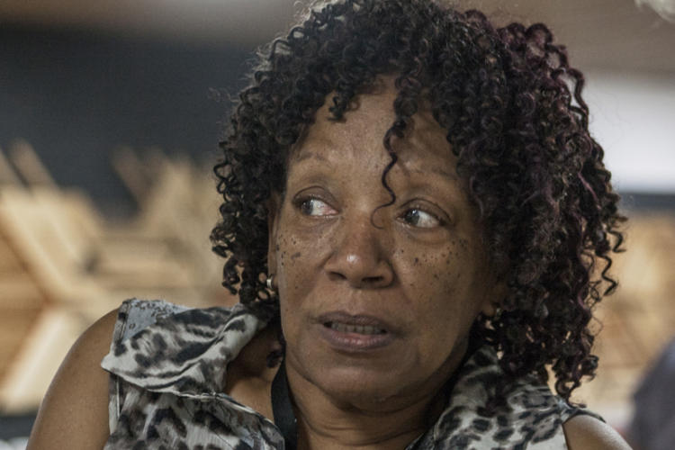 La escritopra Nancy Morejon durante una entrevista . IX Congreso de la Unión de Escritores y Artistas de Cuba UNEAC. Palacio de Convenciones, La Habana 30 de junio de 2019 Foto Rene Perez Massola