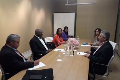 Salvador Valdés dialoga con líder de la Federación Sindical Mundial (+Fotos)