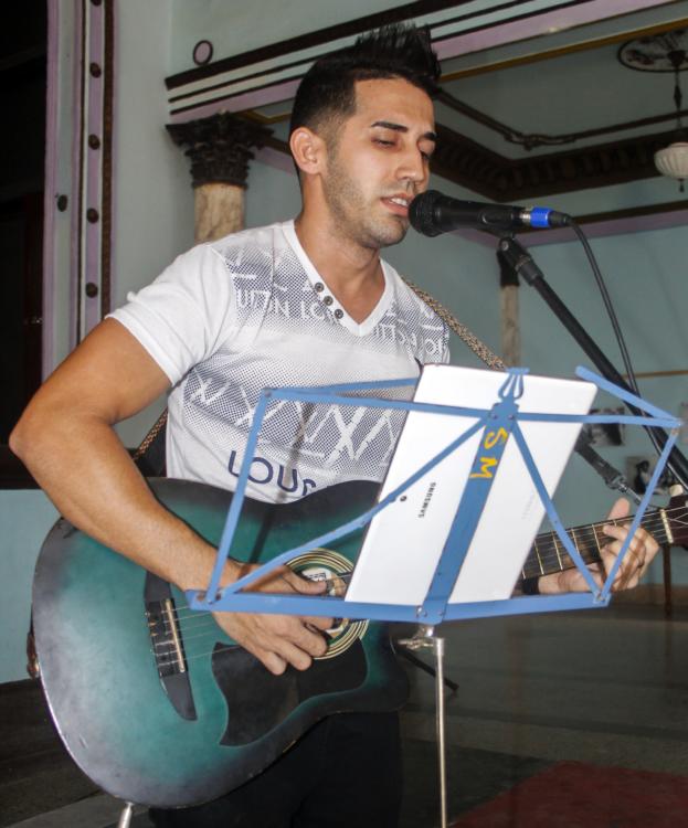 Cantautor Alfred Matos. Foto: Isabel Aguilera