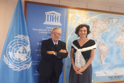 UNESCO Director Receives Havana´s Historian Eusebio Leal