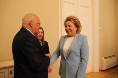 Ricardo Cabrisas sostiene encuentro con Presidenta del Consejo de la Federación de Rusia