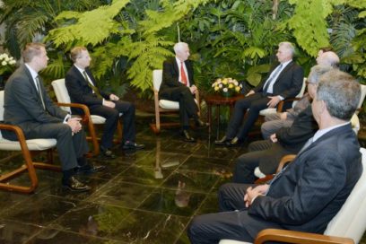 Recibió Díaz-Canel al Copresidente de la Iniciativa Cuba del Reino Unido