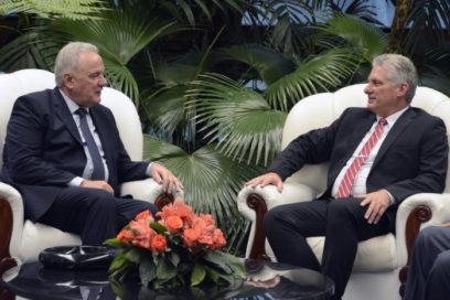 Recibió Díaz-Canel al Comisario de Cooperación Internacional y Desarrollo de la Comisión Europea
