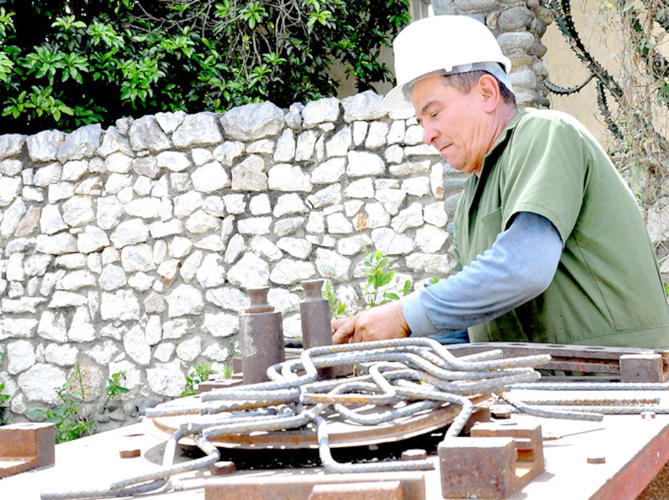 El sistema de acueducto de la zona norte de Bayamo, una de las obras que se impulsan con motivo del 26 de Julio. Foto: Rafael Martínez Arias