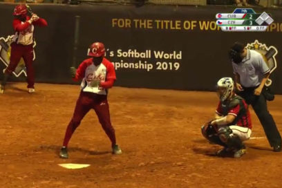 El adiós al mundial de sóftbol en idioma checo