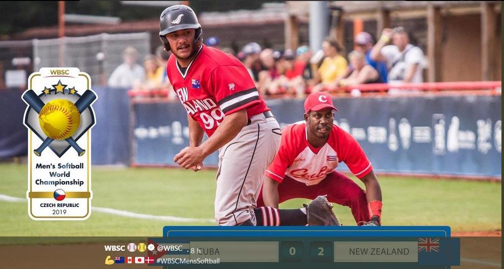 Cuba en Mundial de Sóftbol. Foto: Del event