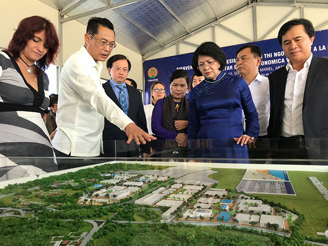 Recorre vicepresidenta de Vietnam Zona Especial de Desarrollo Mariel