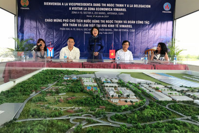 Recorre vicepresidenta de Vietnam Zona Especial de Desarrollo Mariel (+Fotos)