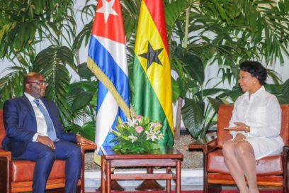 Sostuvo Inés María Chapman conversaciones oficiales con Vicepresidente de Ghana