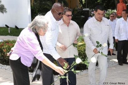 Encuentro de Valdés Mesa y canciller de Nicaragua
