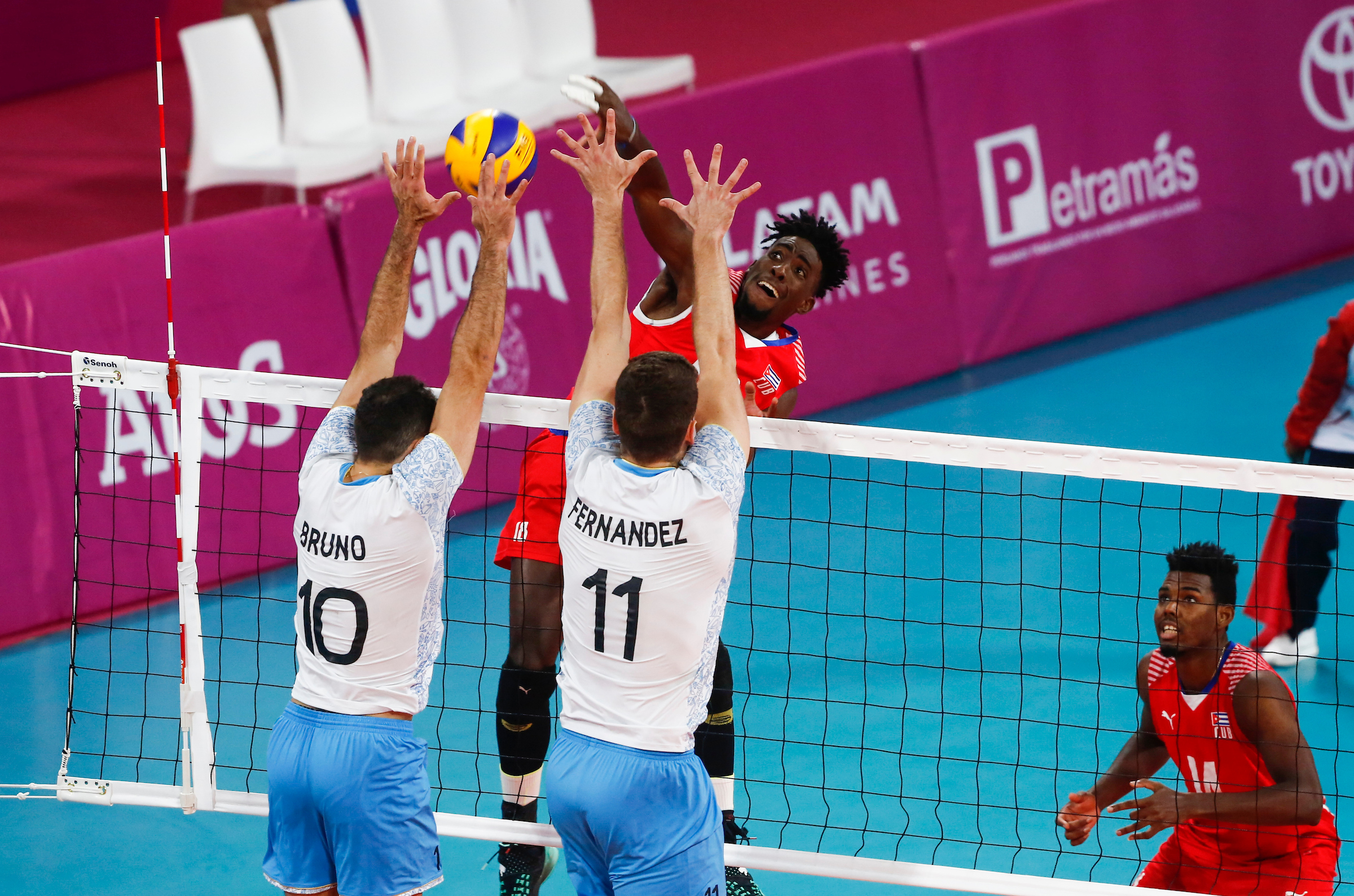 Voleibol cubano cae contra Argentina en el debut panamericano. Foto: sitio oficial
