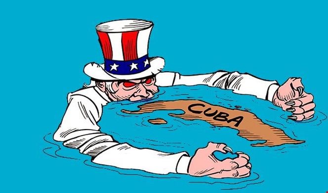 Relaciones Cuba-EE.UU. Caricatura