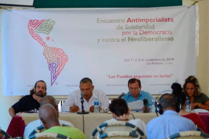Convocan a Encuentro Antiimperialista de Solidaridad