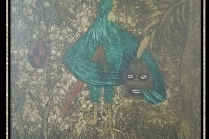 En la Casa de África: Del pincel al grabado, Elegguá