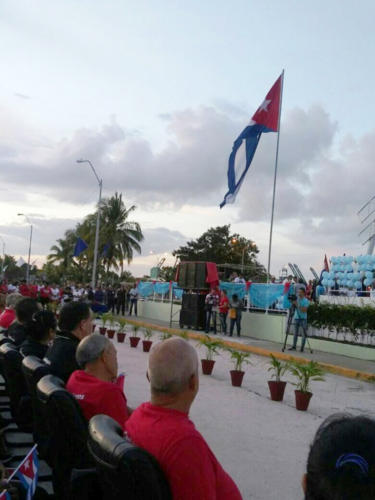 El colorido caracterizó la conmemoración. Foto: Comunicadora Asamblea Municipal del Popular de Cienfuegos/ Facebook