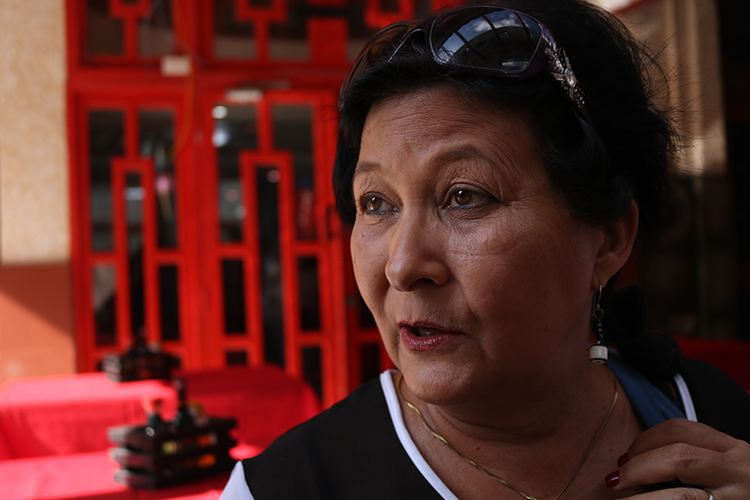 Teresa María Li, directora de la Casa de Artes y Tradiciones Chinas, resaltó a la Plaza San Fan Kong como una de las acciones más interesantes en esta revitalización del Barrio Chino. Foto de Julio G. Hun Longchong
