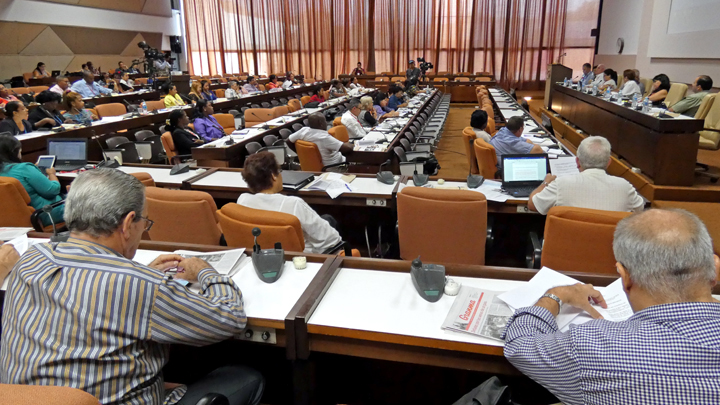 Tercer Periodo ordinario de sesiones de la asamblea Nacional del poder popular en su IX legislatura. Comisión Educación, cultura, ciencia, Tecnología y Medio ambiente. La Habana. 8 de Julio de 2019. Foto Heriberto González Brito.