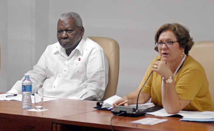 Tercer Periodo ordinario de sesiones de la asamblea Nacional del poder popular en su IX legislatura. Comisión, Salud y deporte. . La Habana. 10 de Julio de 2019.