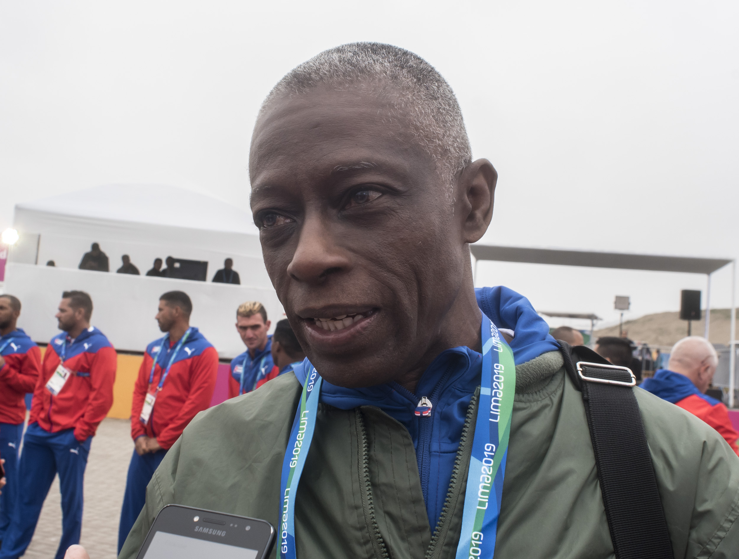 Roberto León Richard, presidente del Comité olímpico Cubano, durante los Juegos Panamericanos, Lima 2019. Foto: José Meriño