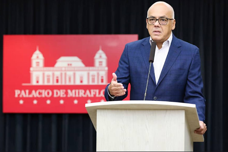 El ministro de Comunicación e Información de Venezuela, Jorge Rodríguez