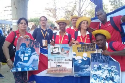 Delegación cubana en los Juegos Mundiales de los Trabajadores denuncia bloqueo