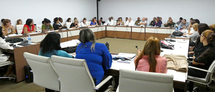 Tercer Periodo ordinario de sesiones de la asamblea Nacional del poder popular en su IX legislatura Comisión asuntos constitucionales y jurídicos Habana. La Habana. 10 de Julio de 2019. Foto Heriberto González Brito.